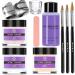 Acrylic Powder Set - Colorful Acrylic Nail Powder Powder for Acrylic Nails Extension 3Colors Set Acrylic Nail Kit 02