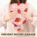 Naanle Checked Flower Strawberries 1L Heat Bottle with Cover - Transparent Hot Water Bottle for Pain Relief & Warmth Ideal for Bed Hands & Feet Therapy - Buy Online on GoSupps.com