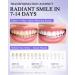 Purple Teeth Whitening Strips Hydroxyapatite-Infused White Strips for Enamel Care No-Sensitivity Whitening Whitening & Color-Correcting Formula 28 Strips (14 Treatments) Coconut - Buy Online on GoSupps.com