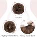 Light Brown Messy Bun Hair Piece for Women - 55g Hair Scrunchie Bun - Buy Online on GoSupps.com