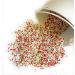 Christmas Natural Red Green White Mix Sprinkles - 30g Edible Festive Cake Topper for Xmas Party Cakes - Buy Online on GoSupps.com