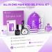Gelike EC Gel X Nail Tips Set - 528PCS Short Quadrat Soft Gel Nail Tips with Milky White Glue & Top Coat - Ultimate Nail Extension Starter Kit - Buy Online on GoSupps.com