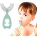 Children's U-Shaped Toothbrush - Soft Silicone Baby Toothbrush for Oral Care (Green L) - Manual Cleaning Tool - Buy Online on GoSupps.com