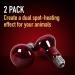 2-Pack 75W Infrared Heat Lamp Bulb for Reptiles - Red Heat Lamp for Enclosures - Keep Your Pets Warm - Buy Online on GoSupps.com