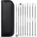 Acne Needle Blackhead Remover Needle Tools Set Blackhead Tweezer Pimple Extractor Stainless Steel Blackspot Removal Skin Care Tool (Color : 9pcs Plastic Bag) Silver - Buy Online on GoSupps.com