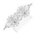 GLSTOY Pearl Comb Girl Headpiece Flower Hair Accessories Rhinestone Hair Comb Hair Accessories for Women Bride Hairpin Decorative Hair Combs Rhinestone Side Comb Bridal Hair Comb