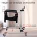 Portable Transfer Lifter Patient Lifts Home Use Lift Wheelchair for Home Lift Aid Multi-Function Lift Easy Transfer to Toilet and Bathroom with Removable Cushion - Buy Online on GoSupps.com