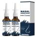 Tabriyot 2PCS Iodine Nasal Spray Daily Nasal Cleanse & Care Mist Fine Mist Non-Medicated Nasal Spray for Dry Air & Daily Nasal Cleanse