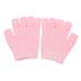 Beavorty 1 Pair Gel Moisturizing Gloves Half Finger Gloves Moisturizing Gloves for Women Knit Mittens Bedtime Spa Gloves Fingerless Knitted Gloves Winter Touch Screen Man Dipping Handguard 15x11cm