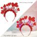 Vatocu LED Valentine's Day Headband Luminous Heart Headpiece Red Lips Headband Sequins Heart Hair Accessories for Holiday Wedding Birthday Party Gift - Buy Online on GoSupps.com