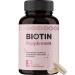 Thicker Hair Growth Vitamins for Women - Extra Strength Biotin and Collagen Supplement with Healthy Hair Vitamins for Hair Loss - Visibly Stronger and Fuller Hair Growth Supplement (1 Month) (Womens) 60 Count (Pack of 1)