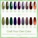 Lavender Violets 13 Pcs Gel Nail Polishes Set With New Sparkling Cat Eye Temperature Change Colour 9 Colours Nail Art UV LED Soak Off With Base Coat Matte n No Wipe Top Coat Nail File C638 Charming Beauty-638 - Buy Online on GoSupps.com