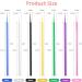Annhua Disposable Micro Applicator Brushes 200 Pcs - Purple Micro Application Brushes for Eyelash Extensions, Makeup, Dental Care and Cleaning - Buy Online on GoSupps.com