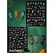 Luminous Halloween Nail Art Stickers - 14 Glow in Dark Self-Adhesive Decals with Pumpkin, Bat, Ghost Designs for DIY Nail Decoration - Women & Girls - Buy Online on GoSupps.com