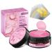 Pink Eye Mask 60Pcs 5 Portable 24K Gold Collagen Under Eye Patches 30 Pairs Hydrating Undereye Gel Pads for Women Men Dark Circles Puffy Eyes Puffiness Wrinkle Eye Bag Treatment Pink+5 pairs