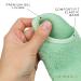 LE EMILIE 5 Toe Moisturizing Gel Socks | Healing Dry Cracked Heels | Lavender & Jojoba Oil Blend | 1 Pair Green Seafoam - Buy Online on GoSupps.com
