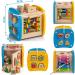 All Kids United Wooden Plug-In Cube Toy | Motor Skills & Design Recognition | Educational Puzzle Sorting for Enhanced Concentration - Buy Online on GoSupps.com