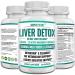 Liver Cleanse Detox & Repair Supplement Artichoke Extract Liver Health Formula w 22 Herbs for Liver Support Liver Detox Cleanse Pills - Milk Thistle Dandelion Turmeric Ginger Beet Zinc 60 Capsules