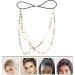 Frcolor Women's 2 Layers Metal Chain Headdress - Gold Party Hair Band for Elegant Hairstyles - Buy Online on GoSupps.com