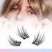 LANKIZ DIY Eyelash Extension Kit - 32pcs Wide-stem Cluster Lashes | Super Hold Mascara Brush | Bond and Seal Eyelash Glue | Applicator | Faux Mink Individual Lashes - Starter Kit - Buy Online on GoSupps.com