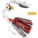 6pcs Multicolor Bass Fishing Lures Spinnerbait Kit for Pike, Trout, and Salmon - Hard Metal Buzzbait Spinner Baits Jigs - Buy Online on GoSupps.com