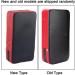 Dilwe PU Leather Target Punching Pad for Taekwondo, Boxing, Karate & Kickboxing - Red - Buy Online on GoSupps.com