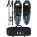 Winterial Aluminum Shasta Snow Shoes 25 Inch Dark Blue - Includes Trekking Poles and Carry Bag - Lightweight Snowshoes for Men, Women, Youth - Ideal for Rolling Terrain - Buy Online on GoSupps.com