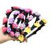 Sweet Princess Hairstyle Hairpin with Clips Summer Little Girl Braided Hair Hairpin Headdress Cartoon Headbands Plait Hair Tools Double Layer Headbands with Clips Twist Plait for Girls (Color : 5 5 Pcs D