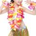 Hawaiian Luau Tropical Flower Crown Set for Women - Perfect for Summer Parties and Beach Vacations - Buy Online on GoSupps.com