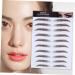 Healeved 4pcs Eyebrow Stickers 6d Eyebrows Eyebrow Makeup 4d Tool Water Transfer Paper with Ink Make up - Buy Online on GoSupps.com