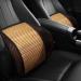Car Lumbar Support | Portable Car Lumbar Cushion | Car Back Pillow Ventilated Cars Seat Backrest Compact Auto Lumbars Pillow for Driving Seat Travels Longrides Yellow - Buy Online on GoSupps.com
