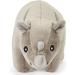 Zappi Co Children's Soft Cuddly Plush Toy Animal - Rhino - 12-15cm Perfect Snuggly Playtime Companion - Buy Online on GoSupps.com