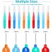 Interdental Soft Dental Brushes 40 Count Pack for Cleaning Gaps Between Teeth (0.8mm with Floss Picks) - Buy Online on GoSupps.com