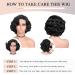 Quantum Love Short Curly Bob Wig - Natural Black 10 Inches - Buy Online on GoSupps.com
