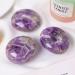 Palm Stone | Amethyst Palm Stones Crystal for Massage Large Palm Stone Crystals Natural Gemstones Polished Energy Crystal Stone for Stress Relief Meditation - Buy Online on GoSupps.com