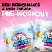 Yummy Sports Pre-Workout Powder for Women & Men - Dynamic Workout Supplements Powder for Clean Energy Boost Endurance and Focus - Preworkout Energy Drink Powder for Sports Gym Physical Training Mobility - 270G 60 servings - Blue Raspberry Flavor - Buy Online on GoSupps.com