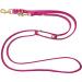 Buy Adjustable Pink Dog Liner - Fat Leather & Brass | 2.80m x 15mm for Small & Large Dogs - Durable & Stylish - Buy Online on GoSupps.com