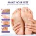 Exfoliating Foot Mask - 2 Pairs of Lavender & Roses Cornea Socks for Effective Foot Care | Unisex Dead Skin Remover - Buy Online on GoSupps.com