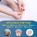 2pcs Toe Splints for Straightening - Toe Brace for Hammer Toes & Bent Toes - Black (2 Styles) - Buy Online on GoSupps.com