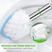 Compact Toilet Bowl Brush with Stainless Steel Handle - Space Saving, Drip-Proof, Easy to Assemble - Buy Online on GoSupps.com