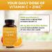 Vitamin C with Zinc 1000mg + 20mg - Immune Support & Antioxidant Formula (250 Veg Caps) - Buy Online on GoSupps.com