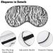 Premium Snake Skin Pattern Sleep Mask for Women - Adjustable Eye Shades with Elastic Strap for Ultimate Comfort - Buy Online on GoSupps.com