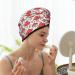 Hair Towel Wrap - Fast Drying Hair Turban with Button | Amanita Red Mushroom Style - Buy Online on GoSupps.com