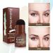 Dark Brown Eyebrow Stamp and Stencil Kit - Long-Lasting, Waterproof, Easy to Use | 24 Brow Stencils Included - Buy Online on GoSupps.com