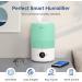 LEVOIT Smart Cool Mist Humidifier with Essential Oil Diffuser and Auto Humidity Adjustment - Ideal for Bedroom, Nursery, and Plants - Remote Controlled - Ultrasonic Technology - 3L Capacity - Green - Buy Online on GoSupps.com