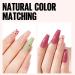 Tomicca UV Nail Polish Set - 5 Color Gel Nail Polish with Base & No Wipe Top Coat | Starter Kit Gift - 7 x 8ml | Perfect for French Nail Studio - Buy Online on GoSupps.com