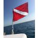 SPEARFISHING WORLD Dive Flag with Pole for Boat T-Top and Rod Holder - Safety for SCUBA, Spearfishing, Freediving, Snorkeling - Buy Online on GoSupps.com