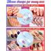 EBANKU French Manicure Kit: 6 PCS Stickers, Rotated Nail Stamper, Silicone Stamper Heads, Scraper - DIY Manicure Tools - Buy Online on GoSupps.com