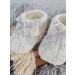 Royal Icon Newborn Baby Booties with Bow | Soft Knitted Bootees for 0-3 Months | White RI354 - Buy Online on GoSupps.com