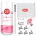 Saviland Slip Solution Poly Gel Kit150ML Slip Solution for Poly Nail Gel Kit Anti-Stick Liquid Solution with Gel Nail Brush Nail Clips Nail Tools Manicure Starter Nail Art Kit for Home DIY Salon Use 150ML Slip Solution Kit
